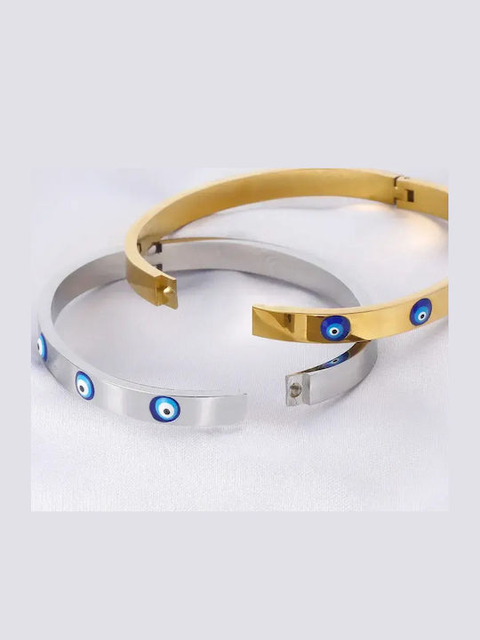 Women's Bracelet Handcuffs with Eye Design in Steel