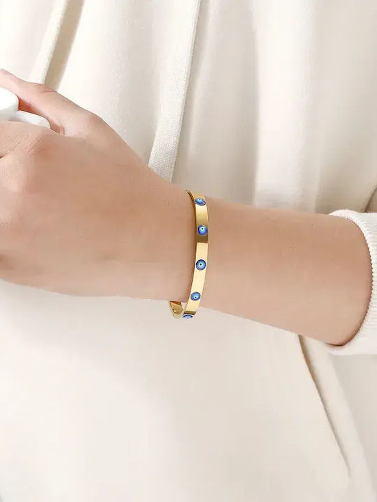 Women's Bracelet Handcuffs with Eye Design in Steel