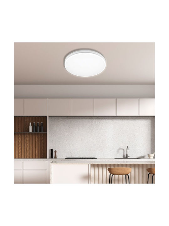 Vivalux Deckenleuchte Badezimmer Weiß mit Integrierte LED