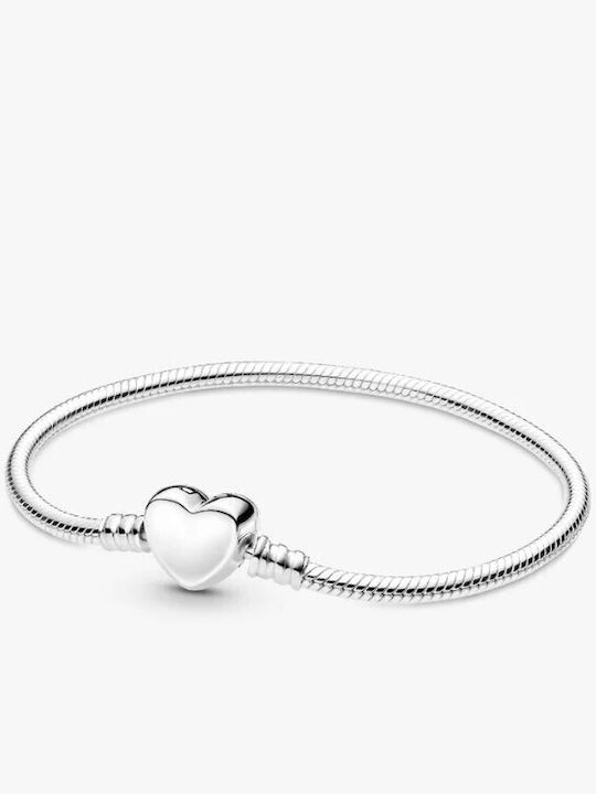 Pandora Дамска Гривна с Дизайн Сърце от Сребро Pandora Дамска Гривна с Дизайн Сърце от Сребро