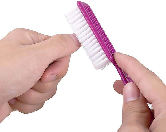 Wd Nagelzubehör – Bürste Maniküre Pediküre Griff Verschiedene Farben 14cm