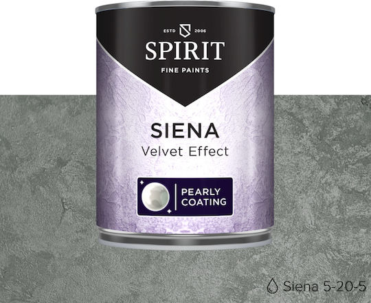 Spirit Siena Декоративна мазилка Pearl Sheen Cloud Tool 2.5l Тъмносив