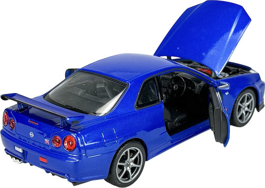 Welly Gt-r Количка Мащаб 1:24