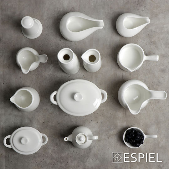 Espiel Siders Sosieră din Porțelan Albă 170ml