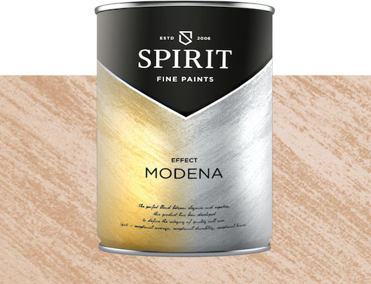 Декоративна Боя Spirit Modena Кварцов Пясък Перлени Пигменти 2.5л Светло Оранжев