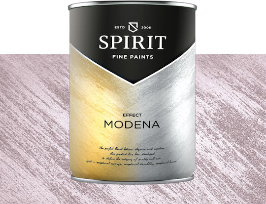 Декоративна Боя Spirit Modena Pearl Пигменти Ефект Четка 1л Розов Пясък