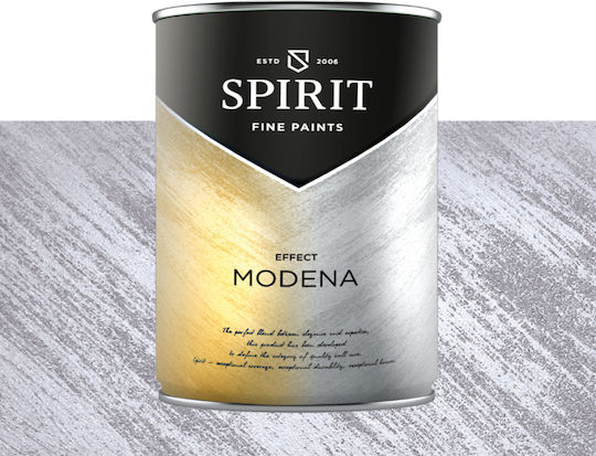 Декоративна Боя Spirit Modena Quartz Пясък Перлени Пигменти 1л Сив Цимент