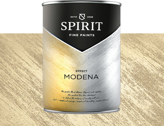 Декоративна Боя Spirit Modena Кварцов Пясък Перлени Пигменти 1л Перлен Златист