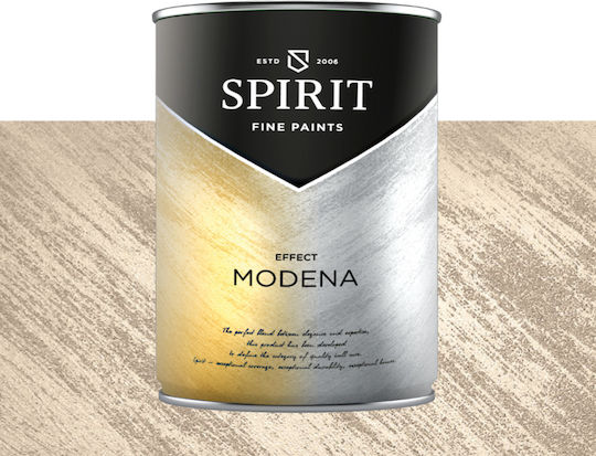 Декоративна Боя Spirit Modena Quartz Пясък Перлени Пигменти 1л Бежова Перла