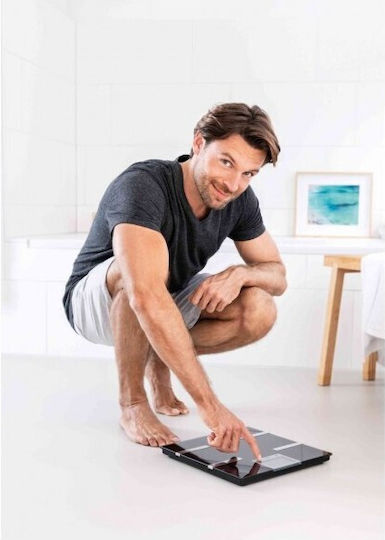 Beurer Digitale Badezimmerwaage 180kg mit Bluetooth Schwarze 888118