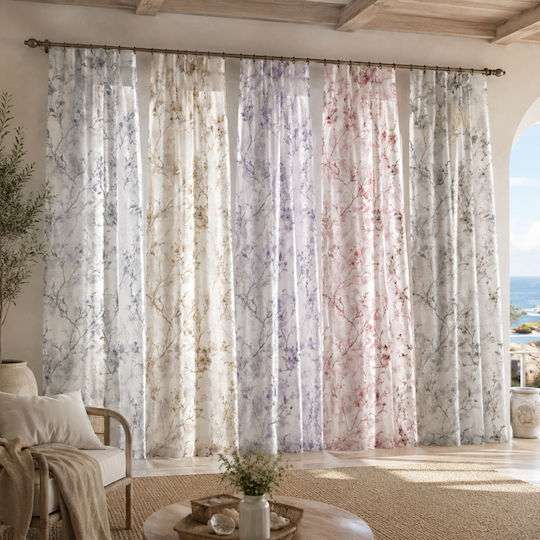 My Home Luxury Къртина с Треса Бежова 270x270см