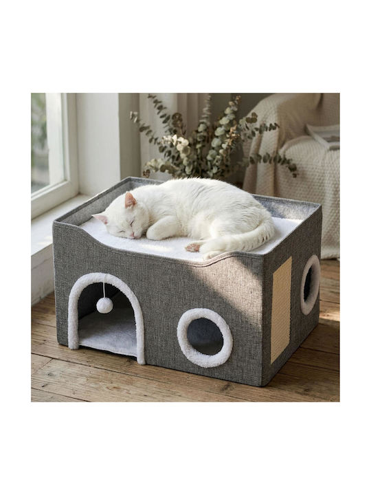 Relaxdays Grey Scratching Post 60x40x34cm