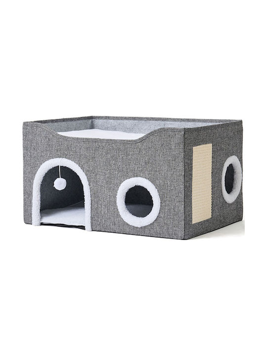 Relaxdays Grey Scratching Post 60x40x34cm