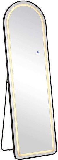 Woodwell Ε7180,81 Καθρέπτης Led Αφής από Μέταλλο 50x32cm Μαύρος