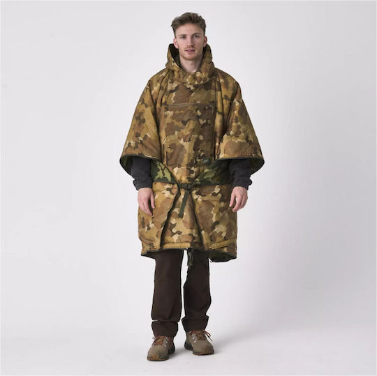 Poncho Helikon-Tex Reversibil Swagman Roll Poncho Termic Multifuncțional Mitchell Camo Leaf Mitchell Camo Clouds