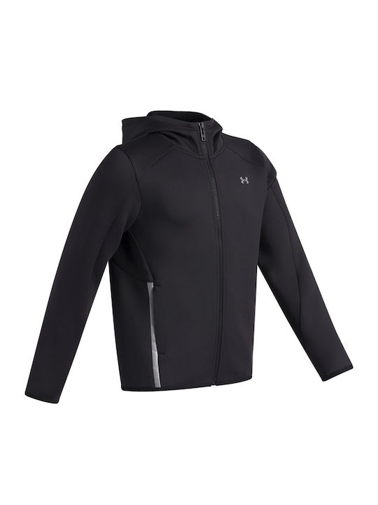 Fleece Bluză Hanorac Pentru Copii Neagră