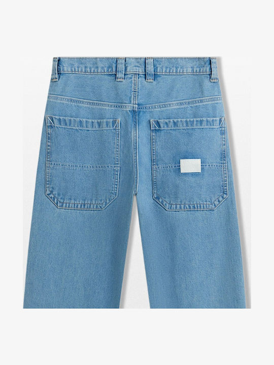 Men's Jeans Pants Baggy Blue