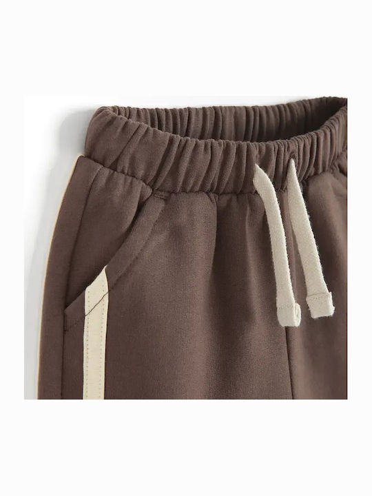 Kinder Sweatpants Set Braun