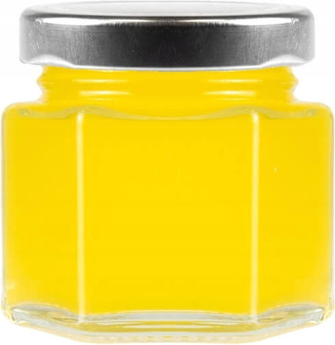 50ml Hexagonales Glas Gefäß Gewürze Honig