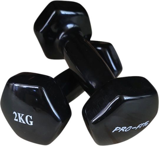 Profit Hexagon Vinyl Dumbbell 1 x 2kg
