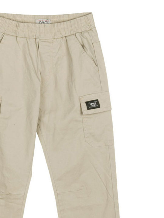 Kinderhose Cargo Stoff Beige