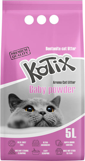 Kotix Katzenstreu Bentonite Mit Duft Natural 5lt