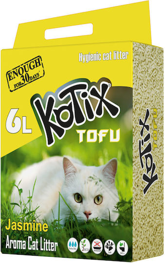 Kotix Nisip pentru pisici Tofu cu Miros Natural 2.5kg / 6lt