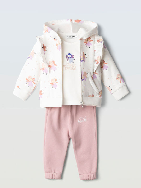 Kinderbekleidungsset mit Sommerhose Weiß 3 Stück