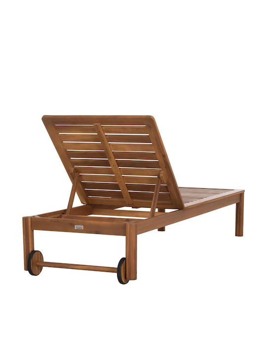 Șezlong Bej 200x70x89cm
