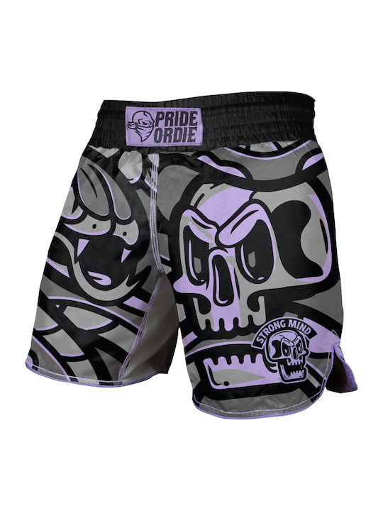 PrideOrDie POD309 MMA Shorts Grey