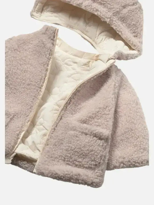 Kinderjacken & Winterjacken Casual Kurzes Ecru