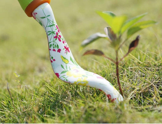 Set Profesional Multifuncțional De Instrumente De Grădină 9 Bucăți Metal Plastic Design Ergonomic Ușor De Curățat Și De Folosit Verde Cu Model Floral