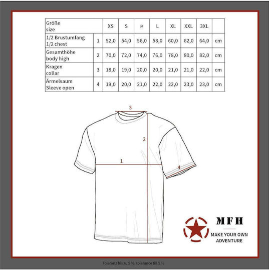 MFH US Streetstyle T-shirt Черен