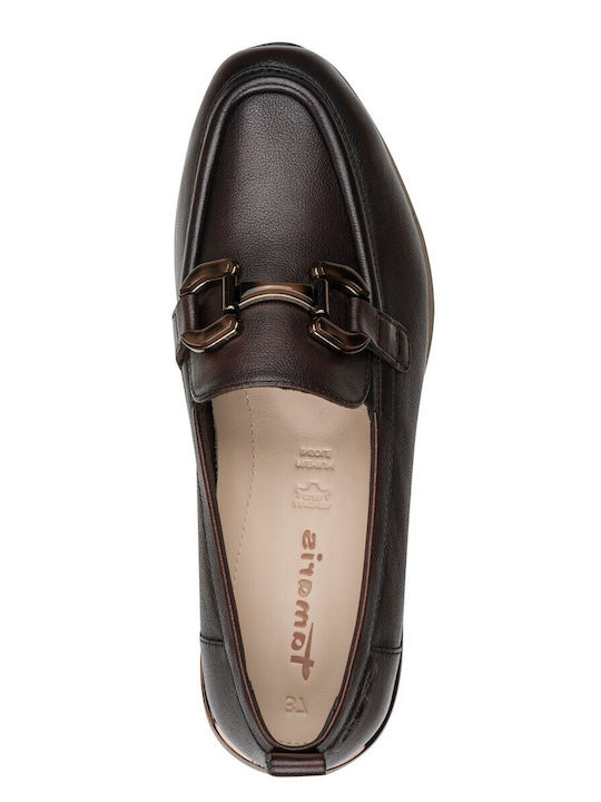 Leather Women's Loafers Mocca