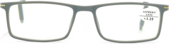 Optosquad Lesebrillen +3.75 in Grau Farbe 8777-2