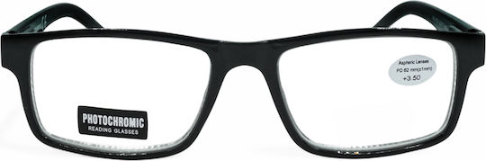 Optosquad Lesebrillen +2.75 in Schwarz Farbe WG8780-3