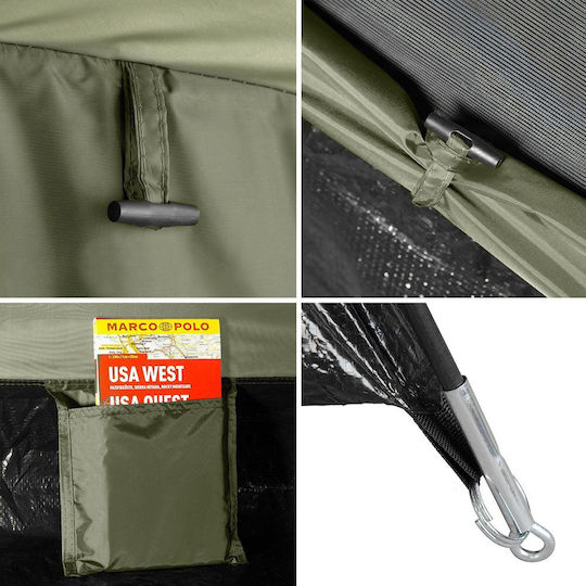 Nils Camping Tent Igloo Storage Khaki 4 Seasons 315x150x105cm