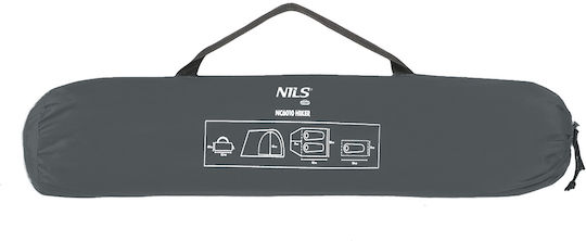 Nils Camping Tent Igloo Storage Grey 4 Seasons 315x150x105cm