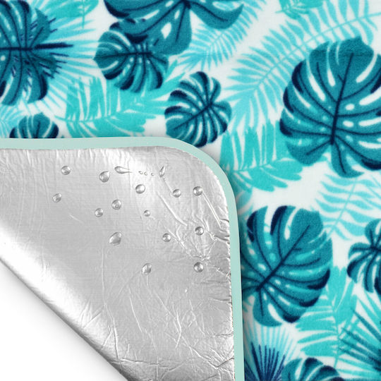 Nils Picnic Blanket 200x200cm in Light Blue Colour