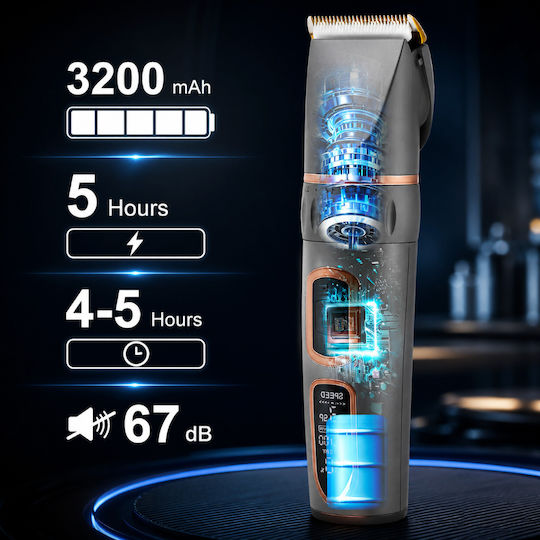 Επαγγελματικό Kit Περιποίησης με LED Ένδειξη Γκρι