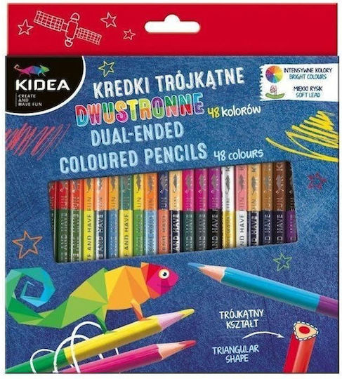 Kidea Creioane colorate Set 24 culori