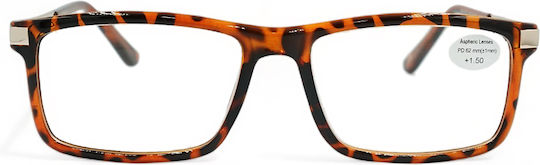 Optosquad Reading Glasses +4.50 In Brown Colour WG-8720-3