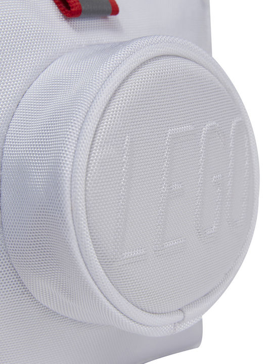Brick 1x1 Fabric Women's White Backpack