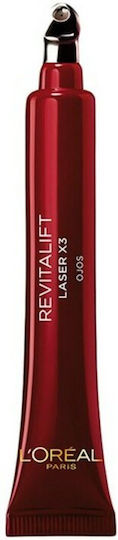 L'Oreal Paris Revitalift Laser Renew Cremă de Ochi pentru Anti-îmbătrânire, Hidratare și Pungi sub Ochi 15 ml