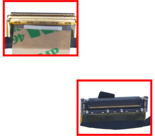 Flex Screen Cable for Sony Vaio Svf154 Svf15411cd Svf15411cdw Svf1541v6cw Svf154b1el Svf154b1et Svf1542 Svf15414 Svf154 40 Pin 15.6 Dd0hkblc120 Dd0hkblc100 Oem Code 1-flex0718