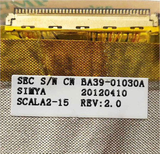 Bildschirm Flexkabel Samsung Rv520 Rv515 Rv511 Rv510 Rv509 Rv410 Rv411 Rv412 E3415 Rv415 Rv408 Rv420 Rc410 Ba39-01023a Ba39-01030a Video Bildschirmkabel Code 1-flex0176