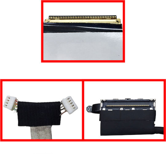 Кабел за екран Asus A45 A45a A45d A45v A85v A85 K45 K45a K45d X45 K45vd X45v R40 R400v Qcl40 Dc02001g020 Видео кабел за екран Код 1-flex0305