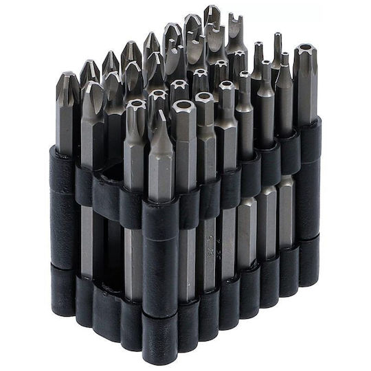 Long Bit Set Drive 6.3 Mm 1/4" Various Profiles 3 2 Pcs Bgs 762