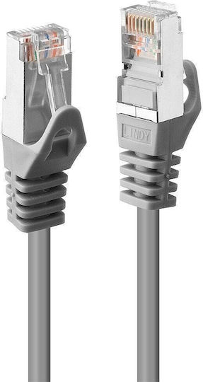 Lindy S/FTP Кат.6 (Gigabit) Мрежов Кабел Ethernet 5м Сив