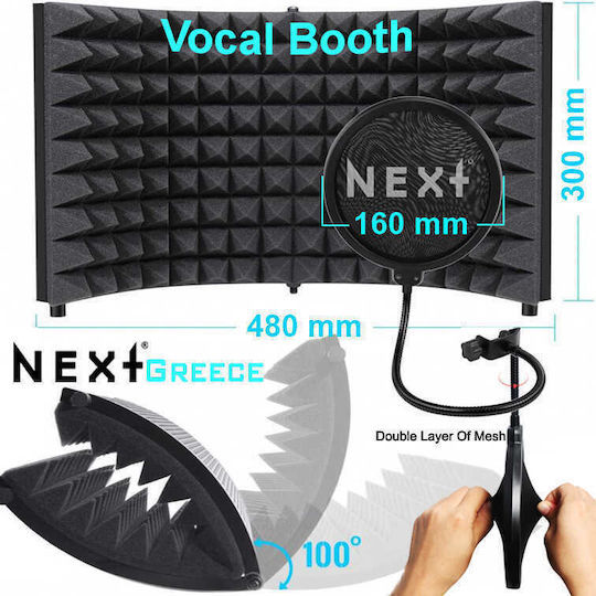 Next Vocal Booth Sound Absorbing Panel (1pcs) in Design Pyramid